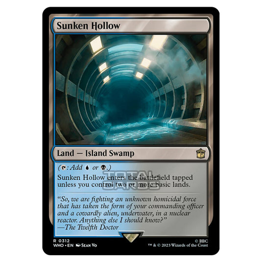 Magic The Gathering - Universes Beyond - Doctor Who - Sunken Hollow - 0312