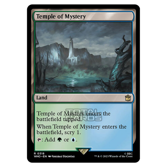 Magic The Gathering - Universes Beyond - Doctor Who - Temple of Mystery - 0318