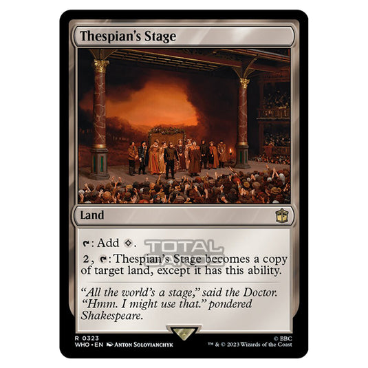 Magic The Gathering - Universes Beyond - Doctor Who - Thespian's Stage - 0323