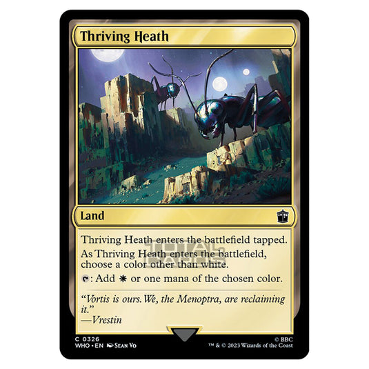 Magic The Gathering - Universes Beyond - Doctor Who - Thriving Heath - 0326