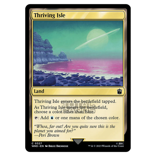 Magic The Gathering - Universes Beyond - Doctor Who - Thriving Isle - 0327