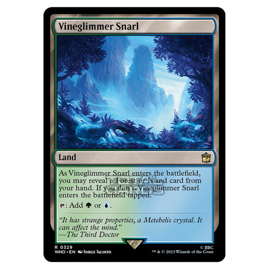 Magic The Gathering - Universes Beyond - Doctor Who - Vineglimmer Snarl - 0329