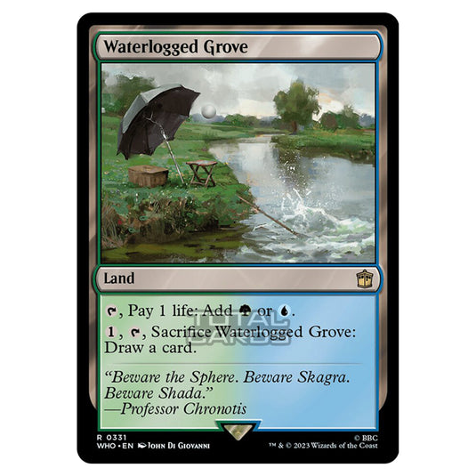 Magic The Gathering - Universes Beyond - Doctor Who - Waterlogged Grove - 0331