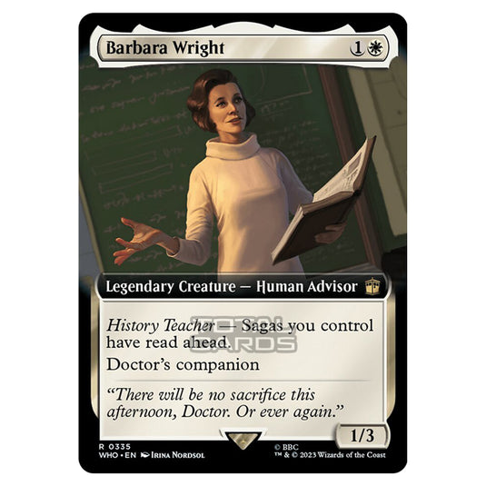 Magic The Gathering - Universes Beyond - Doctor Who - Barbara Wright (Extended Art) - 0335