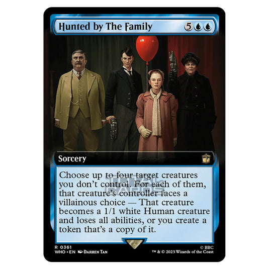 Magic The Gathering - Universes Beyond - Doctor Who - Hunted by The Family (Extended Art) - 0361