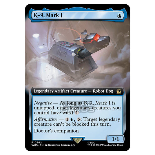 Magic The Gathering - Universes Beyond - Doctor Who - K-9, Mark I (Extended Art) - 0362