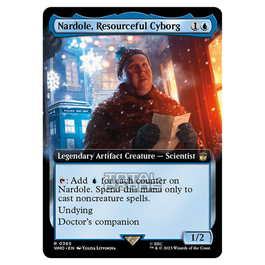 Magic The Gathering - Universes Beyond - Doctor Who - Nardole, Resourceful Cyborg (Extended Art) - 0365