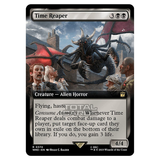 Magic The Gathering - Universes Beyond - Doctor Who - Time Reaper (Extended Art) - 0374