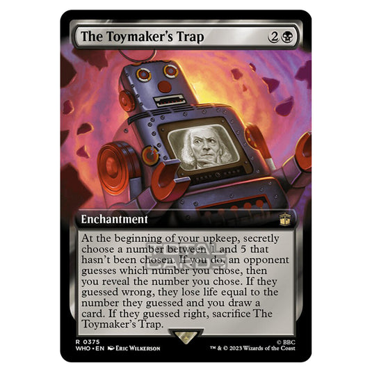 Magic The Gathering - Universes Beyond - Doctor Who - The Toymaker's Trap (Extended Art) - 0375