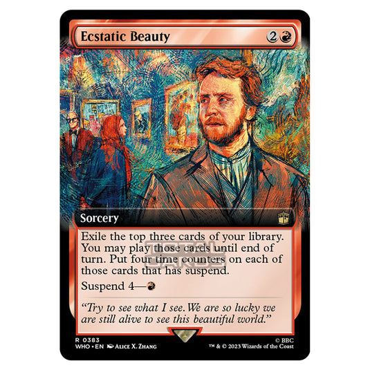 Magic The Gathering - Universes Beyond - Doctor Who - Ecstatic Beauty (Extended Art) - 0383