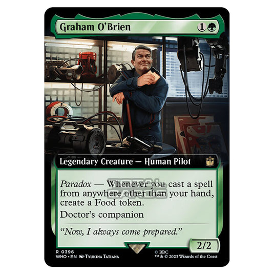 Magic The Gathering - Universes Beyond - Doctor Who - Graham O'Brien (Extended Art) - 0396