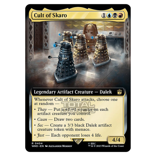 Magic The Gathering - Universes Beyond - Doctor Who - Cult of Skaro (Extended Art) - 0404