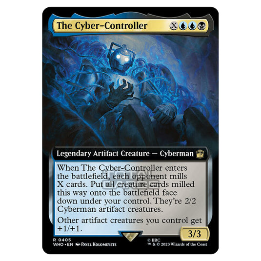 Magic The Gathering - Universes Beyond - Doctor Who - The Cyber-Controller (Extended Art) - 0405