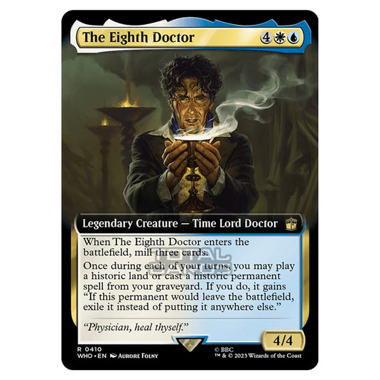 Magic The Gathering - Universes Beyond - Doctor Who - The Eighth Doctor (Extended Art) - 0410