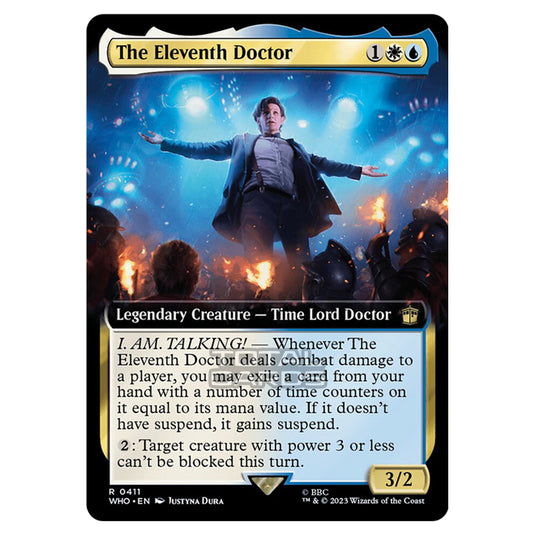 Magic The Gathering - Universes Beyond - Doctor Who - The Eleventh Doctor (Extended Art) - 0411