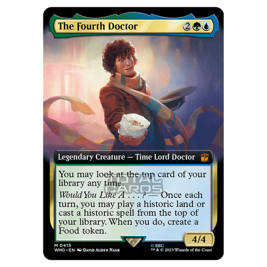 Magic The Gathering - Universes Beyond - Doctor Who - The Fourth Doctor (Extended Art) - 0415