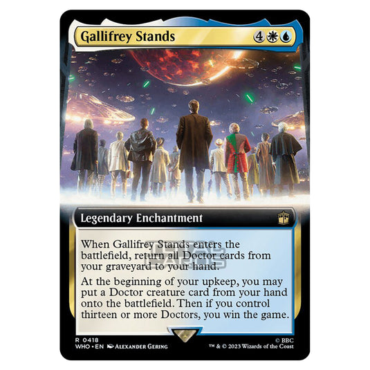 Magic The Gathering - Universes Beyond - Doctor Who - Gallifrey Stands (Extended Art) - 0418