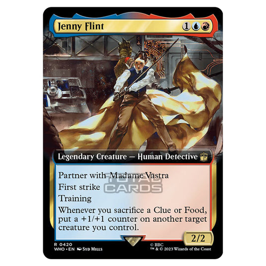 Magic The Gathering - Universes Beyond - Doctor Who - Jenny Flint (Extended Art) - 0420