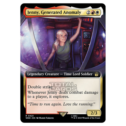 Magic The Gathering - Universes Beyond - Doctor Who - Jenny, Generated Anomaly (Extended Art) - 0421