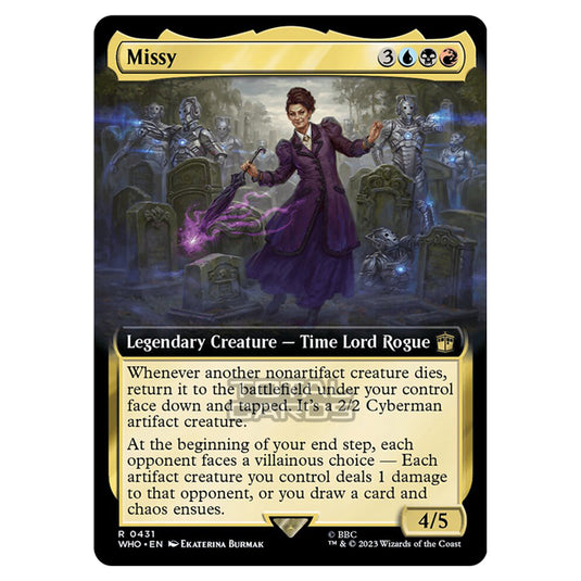 Magic The Gathering - Universes Beyond - Doctor Who - Missy (Extended Art) - 0431