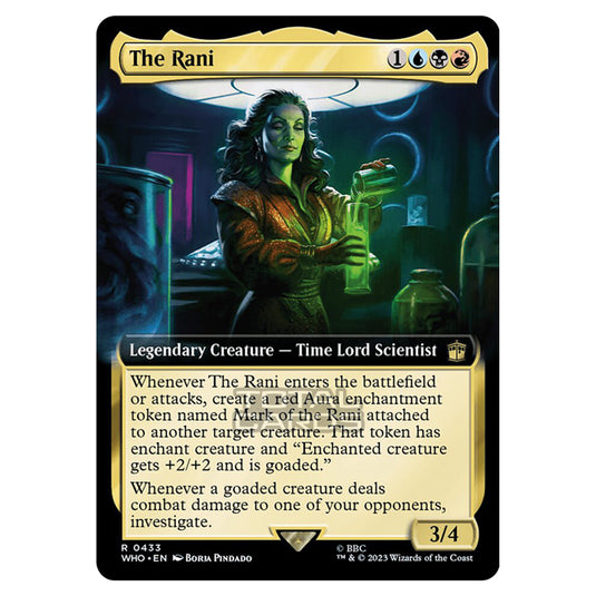 Magic The Gathering - Universes Beyond - Doctor Who - The Rani (Extended Art) - 0433