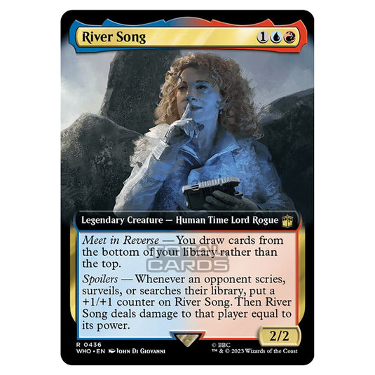 Magic The Gathering - Universes Beyond - Doctor Who - River Song (Extended Art) - 0436