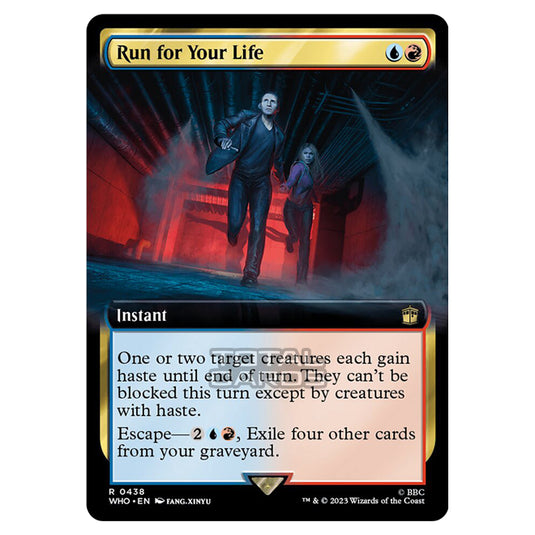 Magic The Gathering - Universes Beyond - Doctor Who - Run for Your Life (Extended Art) - 0438