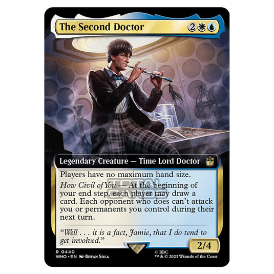 Magic The Gathering - Universes Beyond - Doctor Who - The Second Doctor (Extended Art) - 0440