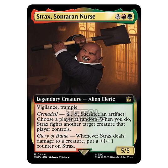 Magic The Gathering - Universes Beyond - Doctor Who - Strax, Sontaran Nurse (Extended Art) - 0444