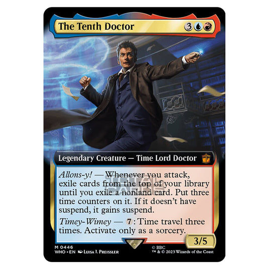 Magic The Gathering - Universes Beyond - Doctor Who - The Tenth Doctor (Extended Art) - 0446