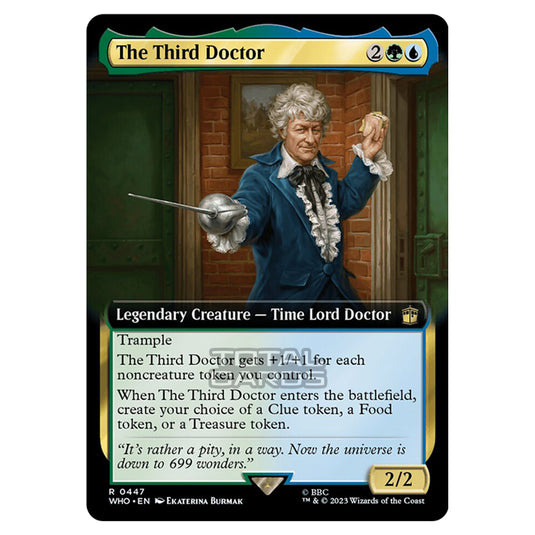 Magic The Gathering - Universes Beyond - Doctor Who - The Third Doctor (Extended Art) - 0447