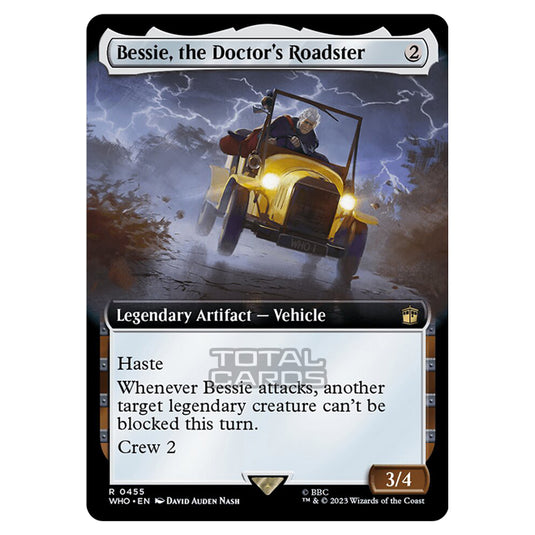 Magic The Gathering - Universes Beyond - Doctor Who - Bessie, the Doctor's Roadster (Extended Art) - 0455