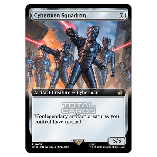 Magic The Gathering - Universes Beyond - Doctor Who - Cybermen Squadron (Extended Art) - 0457