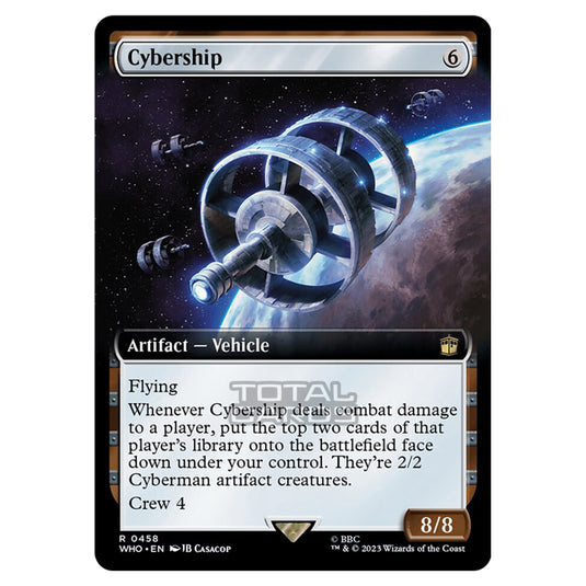 Magic The Gathering - Universes Beyond - Doctor Who - Cybership (Extended Art) - 0458