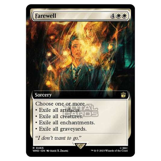 Magic The Gathering - Universes Beyond - Doctor Who - Farewell (Extended Art) - 0465