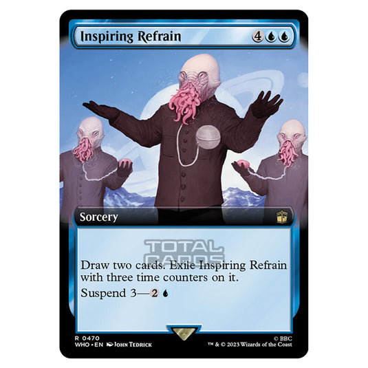 Magic The Gathering - Universes Beyond - Doctor Who - Inspiring Refrain (Extended Art) - 0470