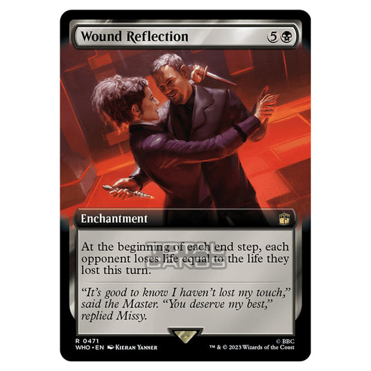 Magic The Gathering - Universes Beyond - Doctor Who - Wound Reflection (Extended Art) - 0471