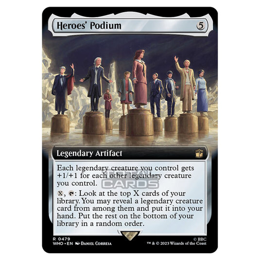 Magic The Gathering - Universes Beyond - Doctor Who - Heroes' Podium (Extended Art) - 0479