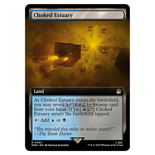 Magic The Gathering - Universes Beyond - Doctor Who - Choked Estuary (Extended Art) - 0484