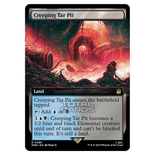 Magic The Gathering - Universes Beyond - Doctor Who - Creeping Tar Pit (Extended Art) - 0486