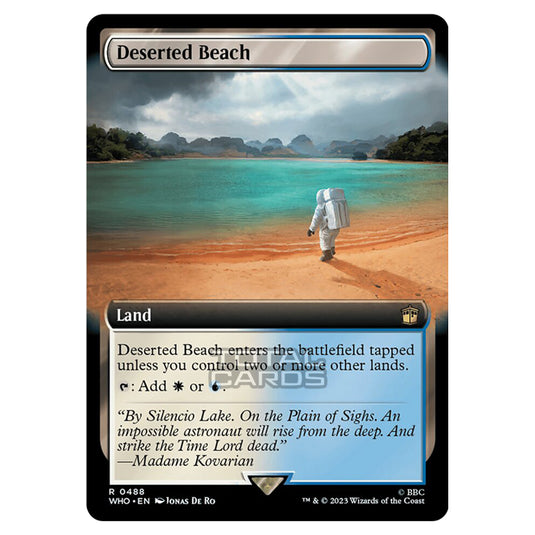 Magic The Gathering - Universes Beyond - Doctor Who - Deserted Beach (Extended Art) - 0488