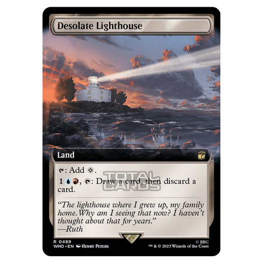 Magic The Gathering - Universes Beyond - Doctor Who - Desolate Lighthouse (Extended Art) - 0489