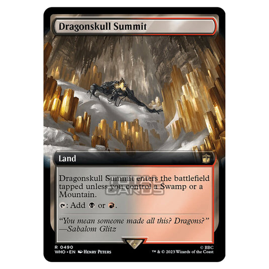 Magic The Gathering - Universes Beyond - Doctor Who - Dragonskull Summit (Extended Art) - 0490