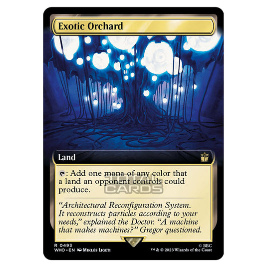 Magic The Gathering - Universes Beyond - Doctor Who - Exotic Orchard (Extended Art) - 0493