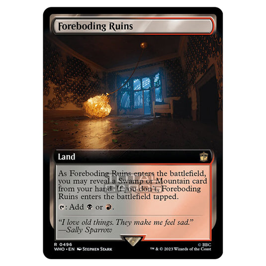 Magic The Gathering - Universes Beyond - Doctor Who - Foreboding Ruins (Extended Art) - 0496