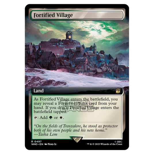 Magic The Gathering - Universes Beyond - Doctor Who - Fortified Village (Extended Art) - 0497