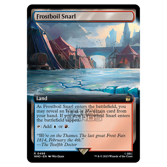 Magic The Gathering - Universes Beyond - Doctor Who - Frostboil Snarl (Extended Art) - 0498