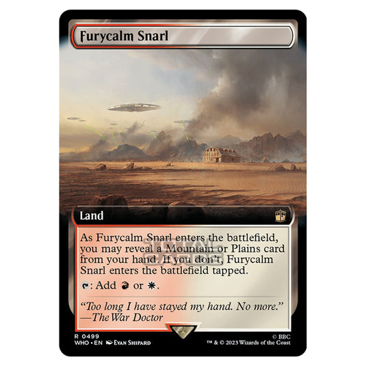 Magic The Gathering - Universes Beyond - Doctor Who - Furycalm Snarl (Extended Art) - 0499