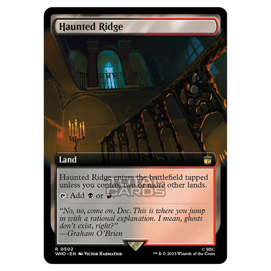 Magic The Gathering - Universes Beyond - Doctor Who - Haunted Ridge (Extended Art) - 0502