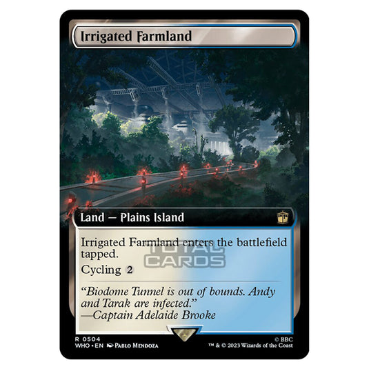 Magic The Gathering - Universes Beyond - Doctor Who - Irrigated Farmland (Extended Art) - 0504